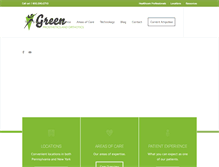 Tablet Screenshot of greenprosthetics.com